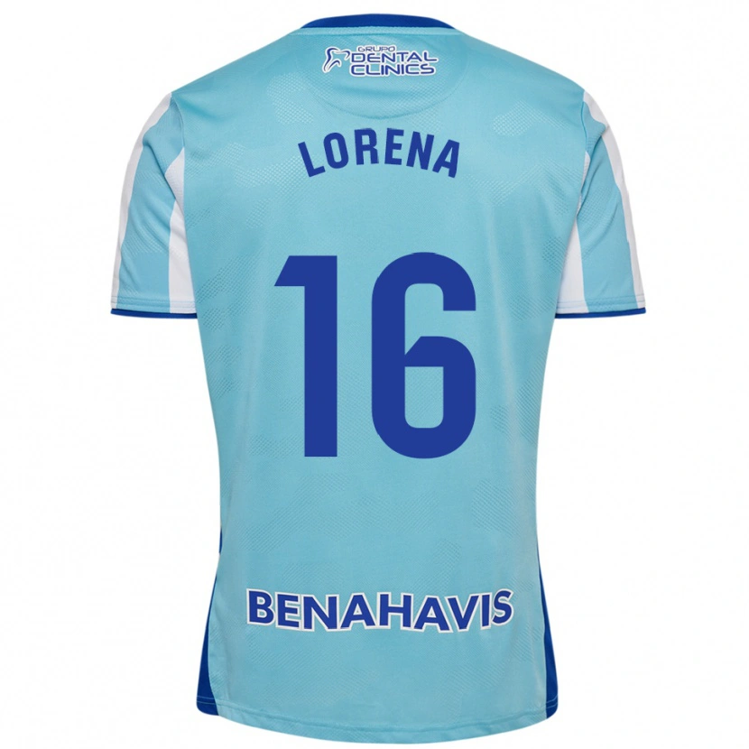 Danxen Kinderen Lorena Herrera De Miguel #16 Hemelsblauw Wit Thuisshirt Thuistenue 2025/26 T-Shirt