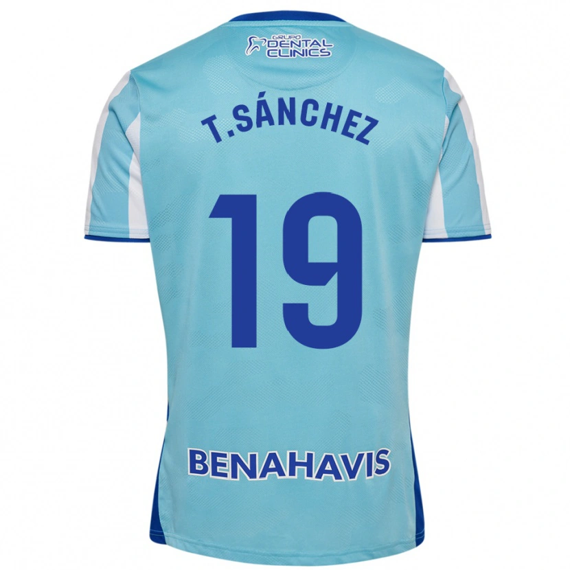 Danxen Kinderen Toni Sánchez #19 Hemelsblauw Wit Thuisshirt Thuistenue 2025/26 T-Shirt