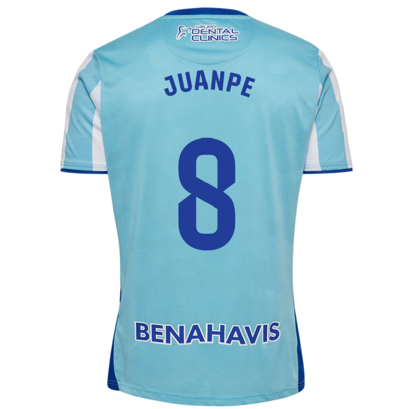 Danxen Kinderen Juanpe #8 Hemelsblauw Wit Thuisshirt Thuistenue 2025/26 T-Shirt