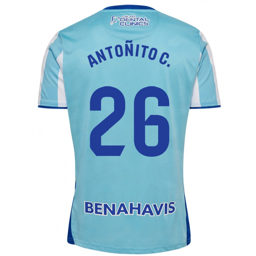 Danxen Kinderen Antonio Cordero #26 Hemelsblauw Wit Thuisshirt Thuistenue 2025/26 T-Shirt
