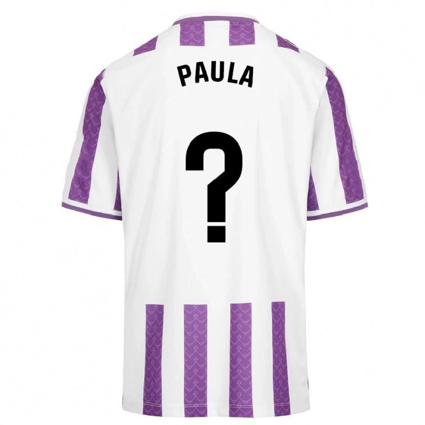 Danxen Kinderen Paula Rodríguez Mallafre #0 Paars Wit Thuisshirt Thuistenue 2025/26 T-Shirt