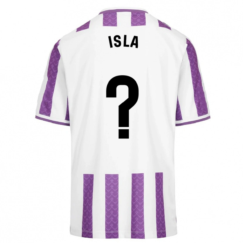 Danxen Kinderen Cristian Isla #0 Paars Wit Thuisshirt Thuistenue 2025/26 T-Shirt