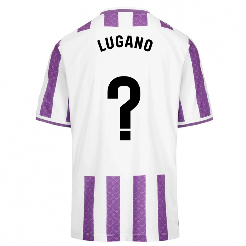 Danxen Kinderen Thiago Lugano #0 Paars Wit Thuisshirt Thuistenue 2025/26 T-Shirt