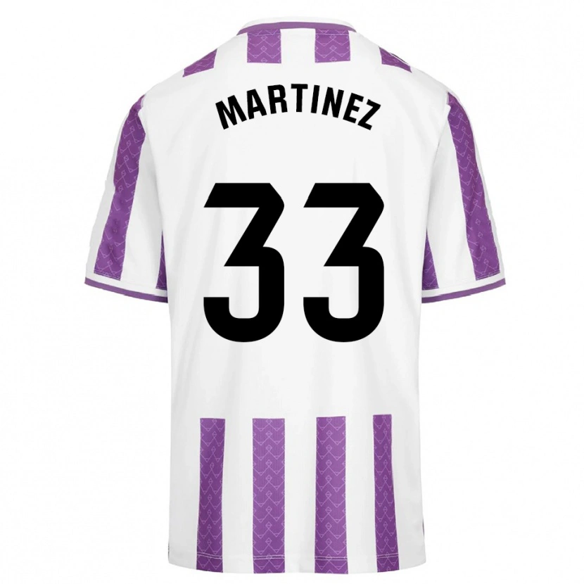 Danxen Kinderen Jesús Martínez #33 Paars Wit Thuisshirt Thuistenue 2025/26 T-Shirt