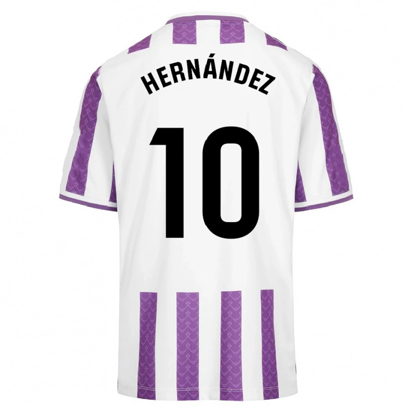 Danxen Kinderen Celia Hernández Cordero #10 Paars Wit Thuisshirt Thuistenue 2025/26 T-Shirt