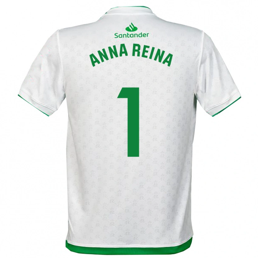 Danxen Kinderen Anna Reina Toro #1 Groen Wit Thuisshirt Thuistenue 2025/26 T-Shirt