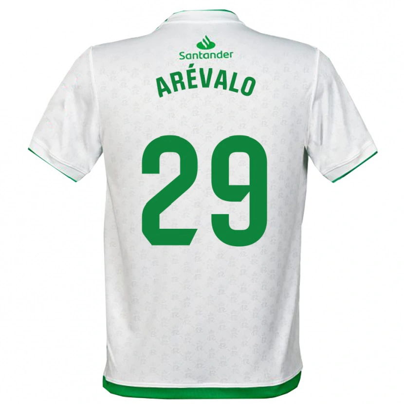 Danxen Kinderen Jeremy Arévalo #29 Groen Wit Thuisshirt Thuistenue 2025/26 T-Shirt