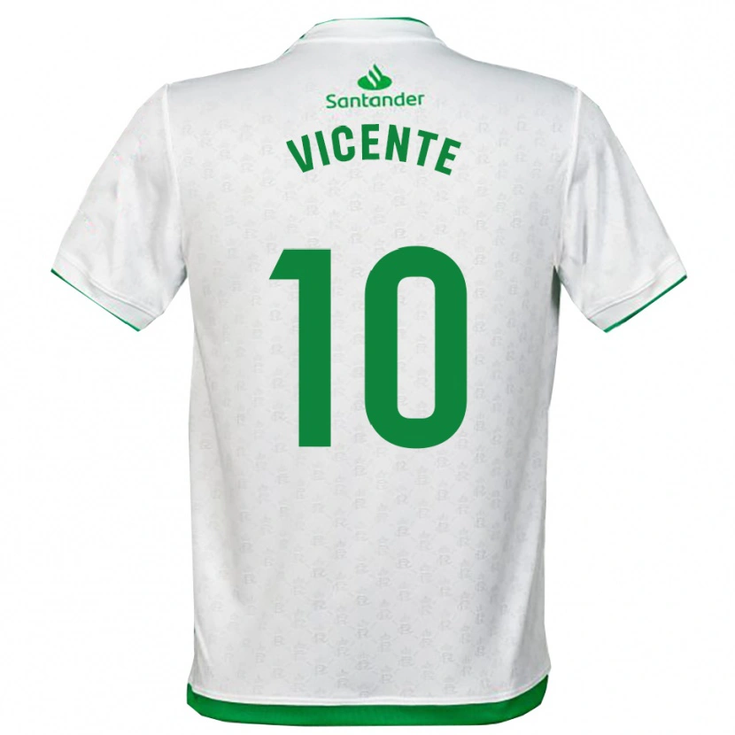 Danxen Kinderen Iñigo Vicente #10 Groen Wit Thuisshirt Thuistenue 2025/26 T-Shirt