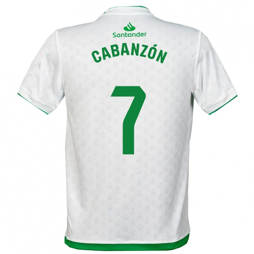 Danxen Kinderen Yeray Cabanzón #7 Groen Wit Thuisshirt Thuistenue 2025/26 T-Shirt