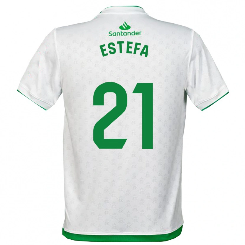 Danxen Kinderen Estefanía Torralba Pareja #21 Groen Wit Thuisshirt Thuistenue 2025/26 T-Shirt
