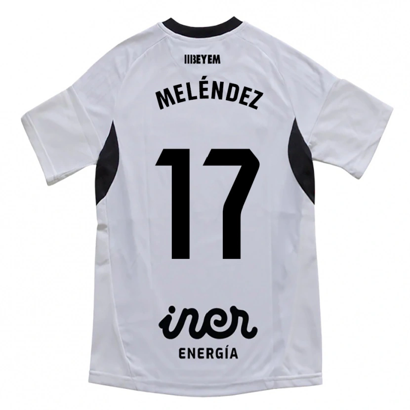 Danxen Kinderen Ale Meléndez #17 Wit Paars Thuisshirt Thuistenue 2025/26 T-Shirt