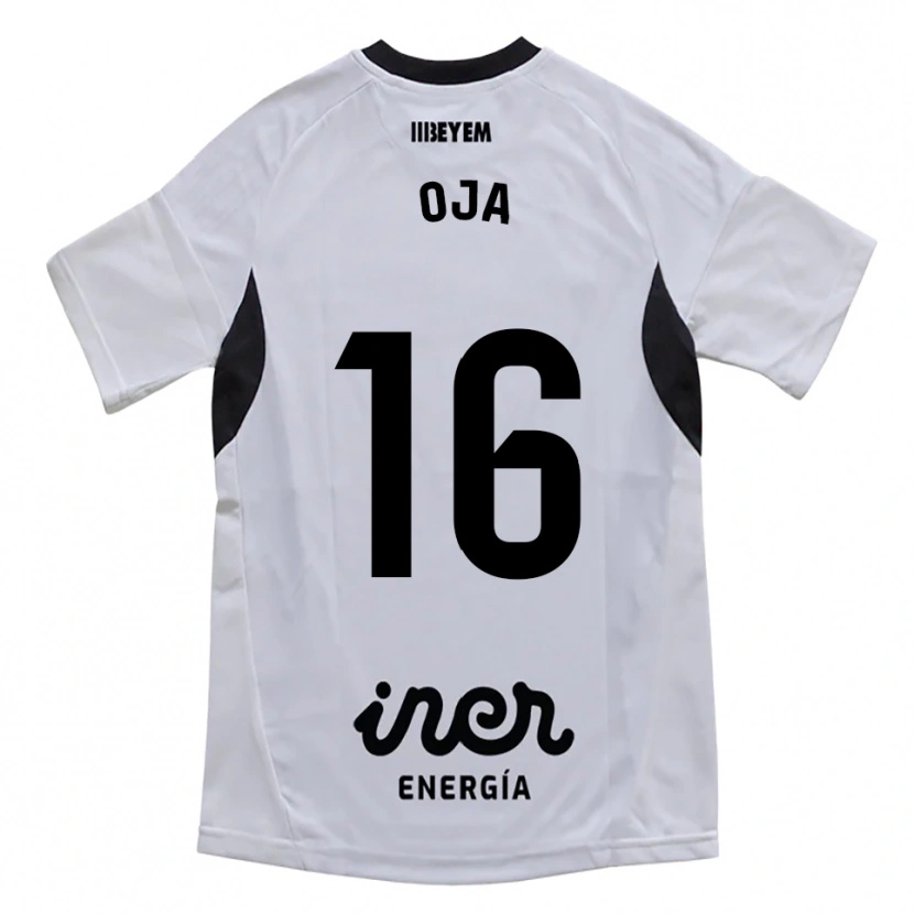 Danxen Kinderen Johannes Oja #16 Wit Paars Thuisshirt Thuistenue 2025/26 T-Shirt