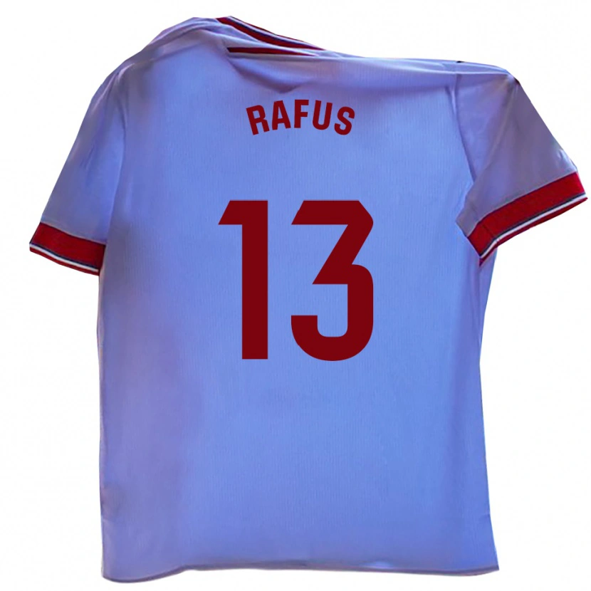 Danxen Kinderen Arnau Rafús #13 Wit Rood Thuisshirt Thuistenue 2025/26 T-Shirt