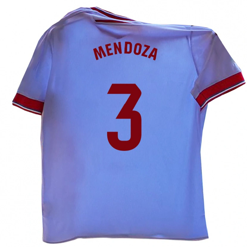 Danxen Kinderen Edu Mendoza #3 Wit Rood Thuisshirt Thuistenue 2025/26 T-Shirt