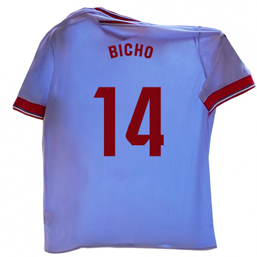 Danxen Kinderen Bicho #14 Wit Rood Thuisshirt Thuistenue 2025/26 T-Shirt