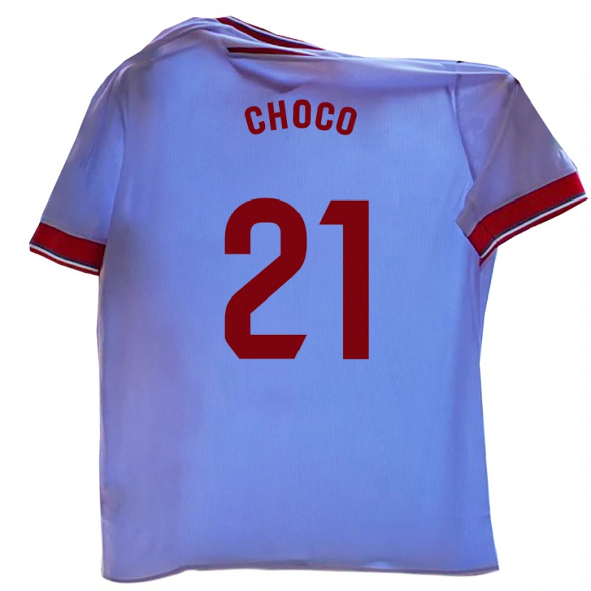 Danxen Kinderen Álvaro Choco #21 Wit Rood Thuisshirt Thuistenue 2025/26 T-Shirt