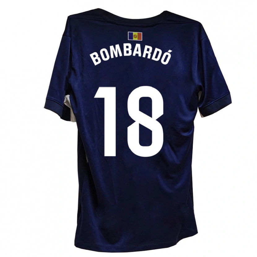 Danxen Kinderen Marc Bombardó #18 Marineblauw Wit Thuisshirt Thuistenue 2025/26 T-Shirt