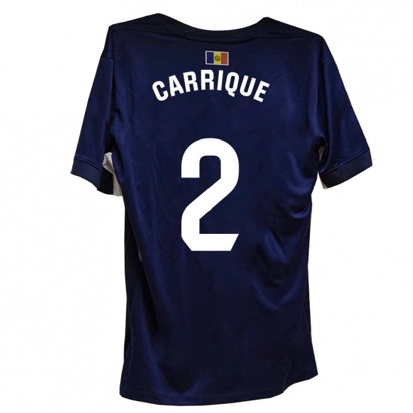 Danxen Kinderen Thomas Carrique #2 Marineblauw Wit Thuisshirt Thuistenue 2025/26 T-Shirt