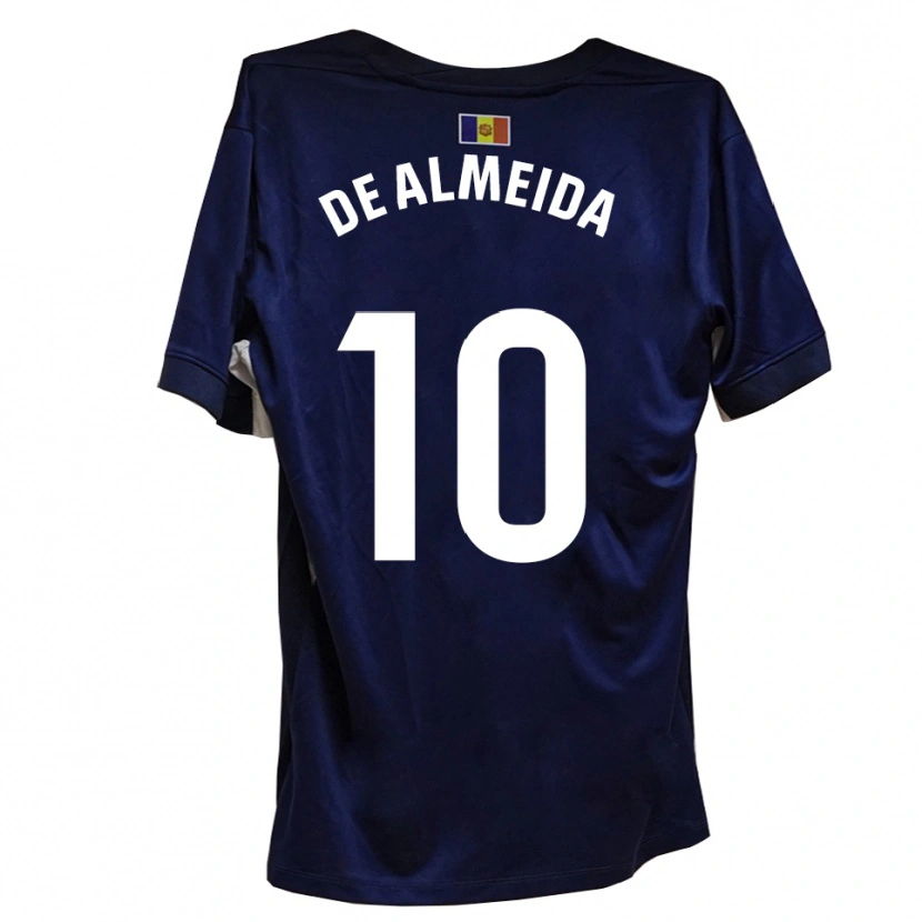 Danxen Kinderen Tomás De Almeida #10 Marineblauw Wit Thuisshirt Thuistenue 2025/26 T-Shirt