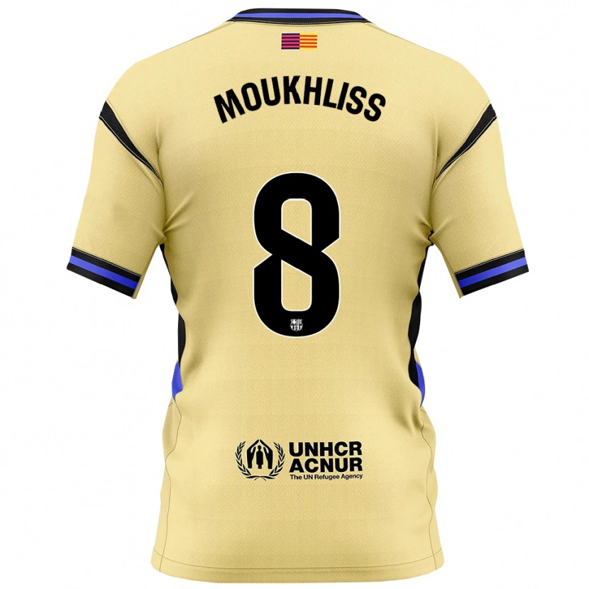 Danxen Kinderen Moha Moukhliss #8 Geel Zwart Uitshirt Uittenue 2025/26 T-Shirt