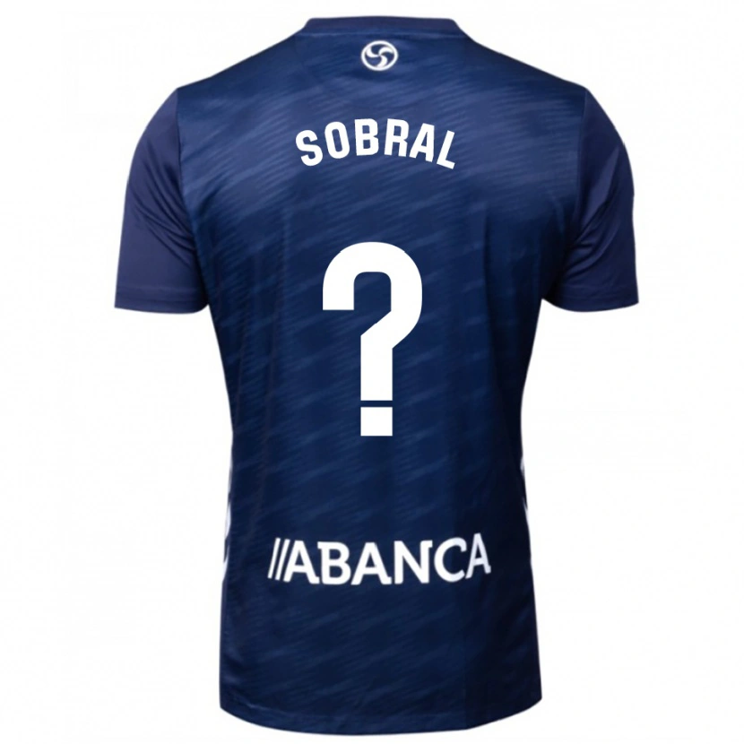 Danxen Kinderen Mateo Sobral #0 Marineblauw Wit Uitshirt Uittenue 2025/26 T-Shirt