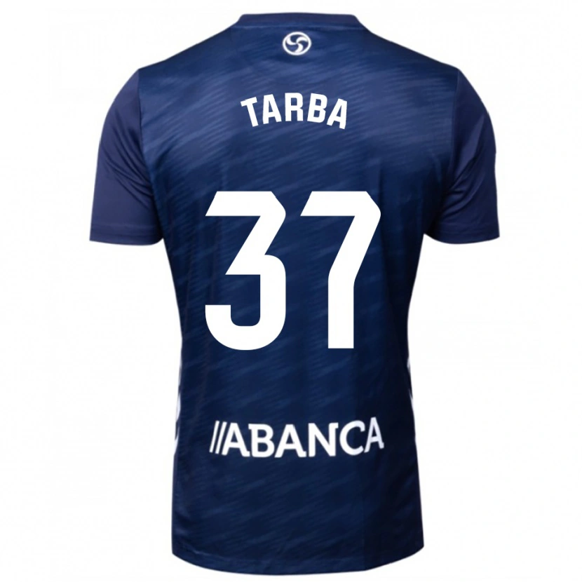 Danxen Kinderen Ianis Târbă #37 Marineblauw Wit Uitshirt Uittenue 2025/26 T-Shirt