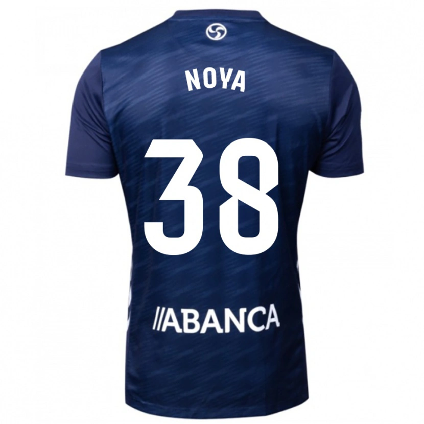 Danxen Kinderen Dani Noya #38 Marineblauw Wit Uitshirt Uittenue 2025/26 T-Shirt