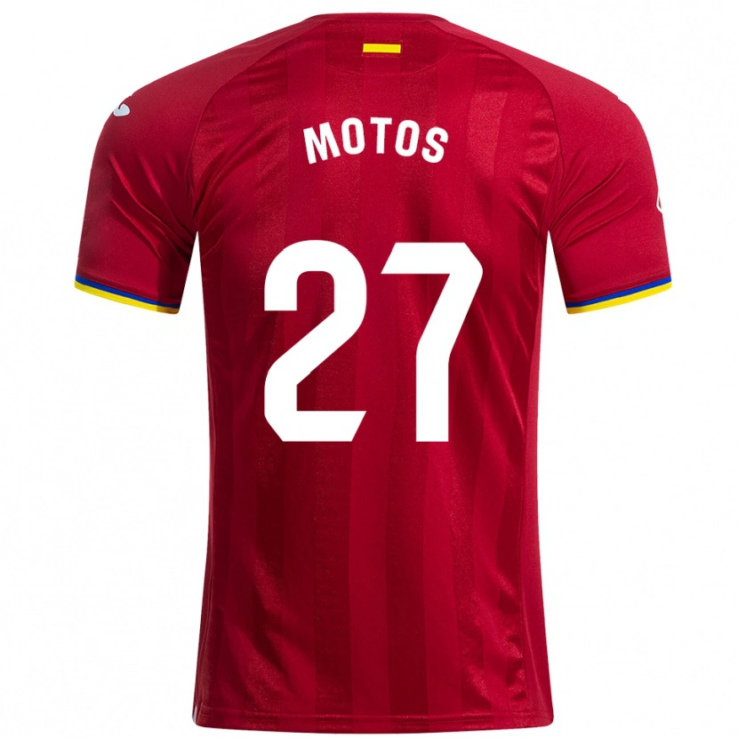 Danxen Kinderen Israel Motos #27 Rood Geel Blauw Uitshirt Uittenue 2025/26 T-Shirt