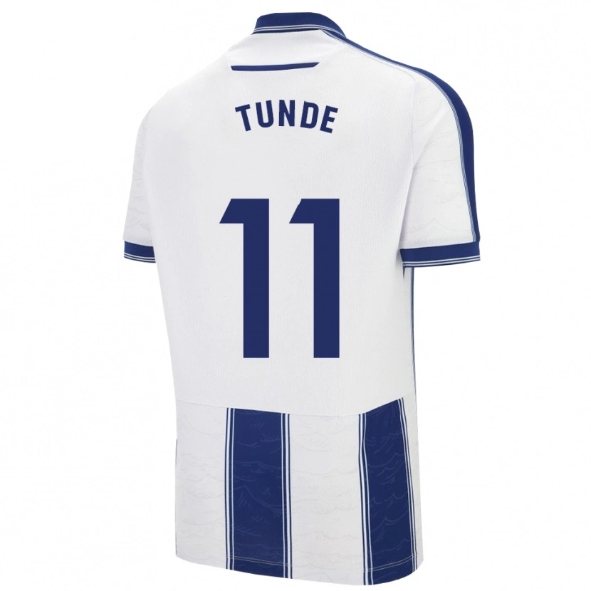 Danxen Kinderen Kareem Tunde #11 Marineblauw Wit Uitshirt Uittenue 2025/26 T-Shirt