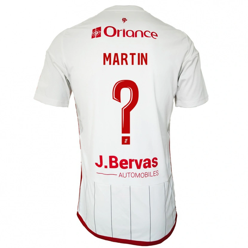 Danxen Kinderen Clara Martin #0 Wit Rood Uitshirt Uittenue 2025/26 T-Shirt