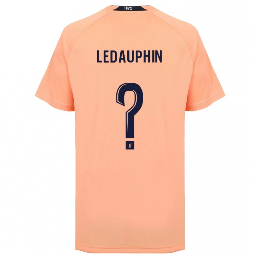 Danxen Kinderen Léann Ledauphin #0 Oranje Marineblauw Uitshirt Uittenue 2025/26 T-Shirt