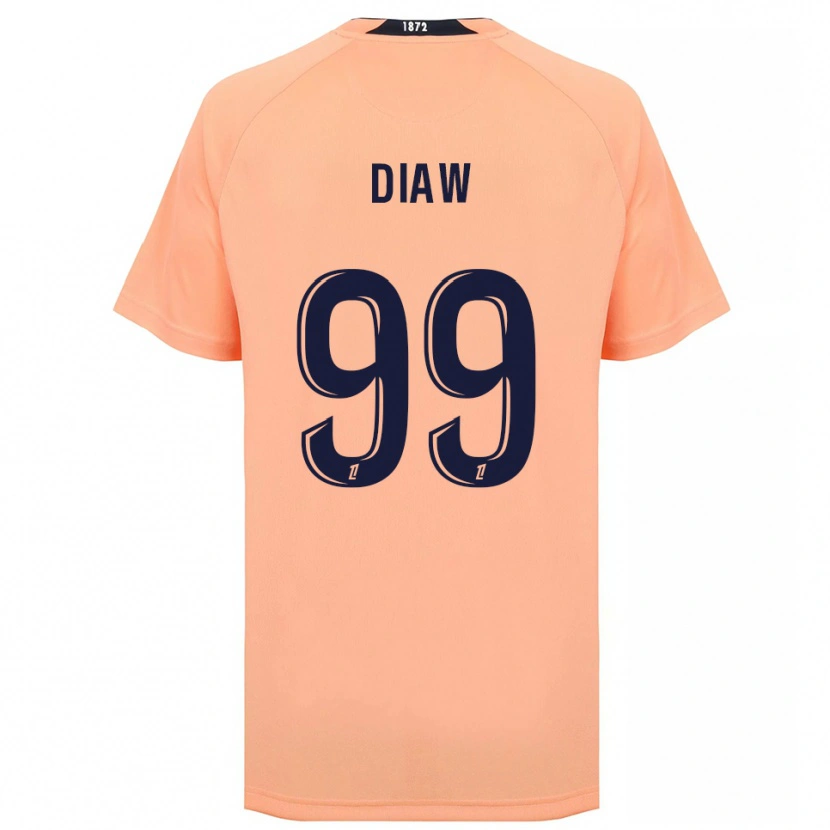 Danxen Kinderen Mory Diaw #99 Oranje Marineblauw Uitshirt Uittenue 2025/26 T-Shirt