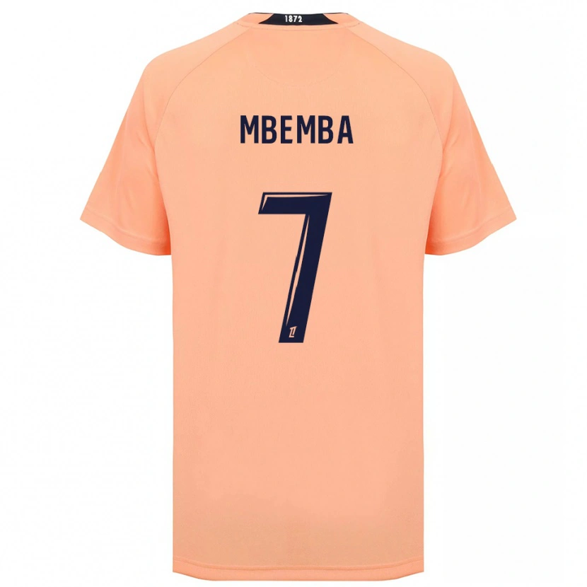 Danxen Kinderen Abdallah Mbemba #7 Oranje Marineblauw Uitshirt Uittenue 2025/26 T-Shirt