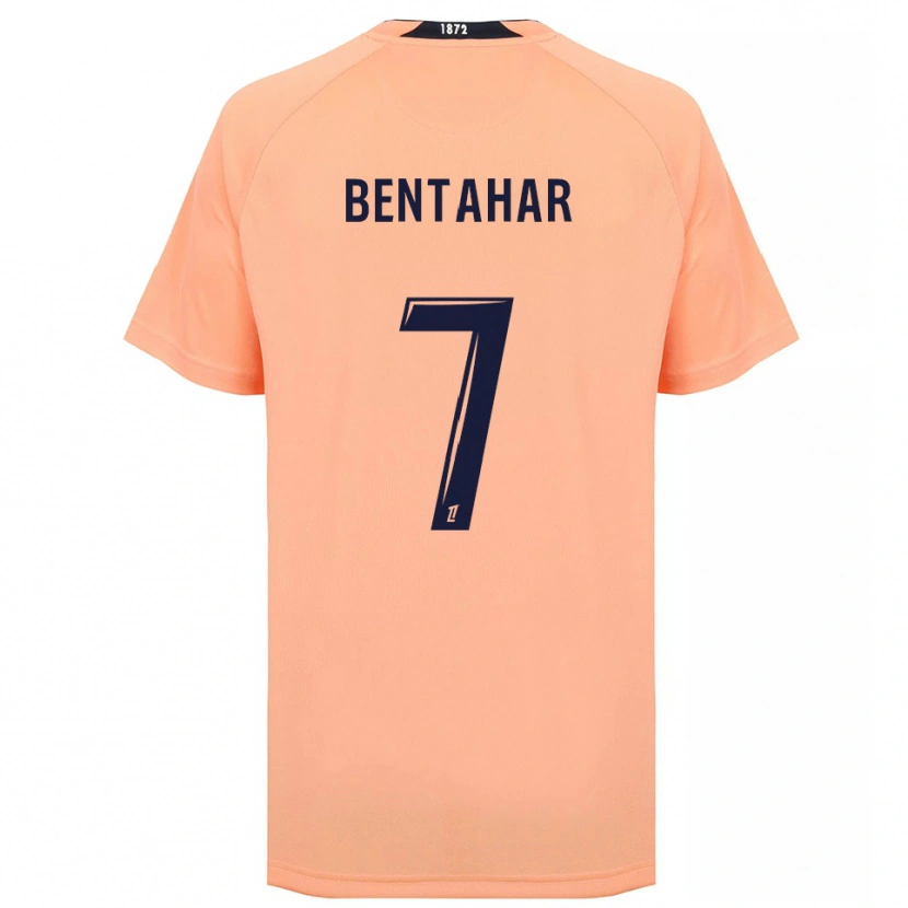 Danxen Kinderen Ahmed Bentahar #7 Oranje Marineblauw Uitshirt Uittenue 2025/26 T-Shirt