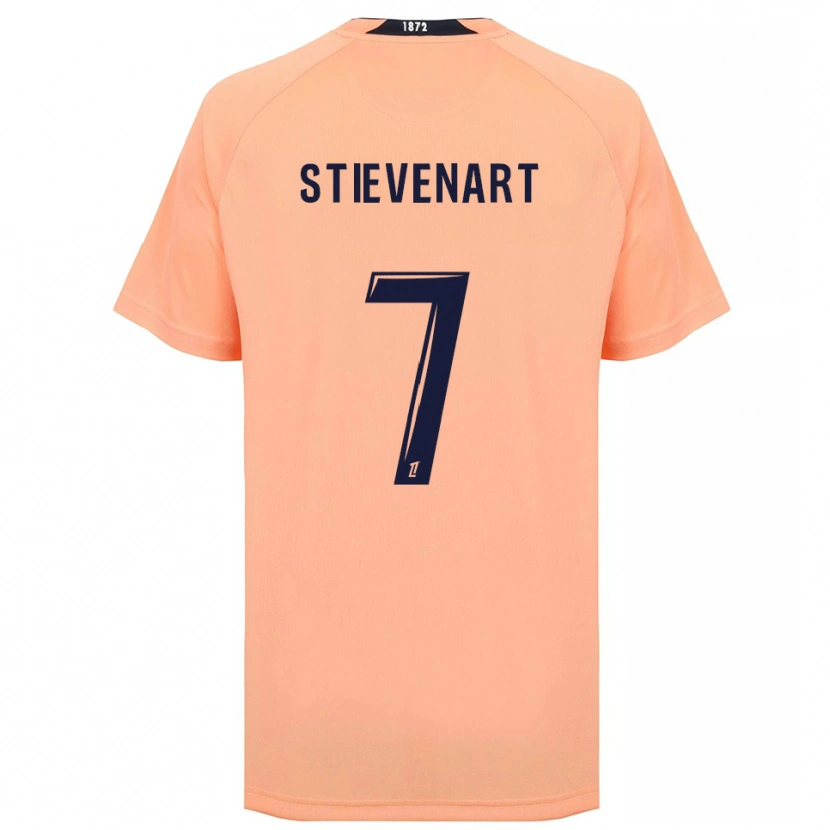 Danxen Kinderen Zoé Stievenart #7 Oranje Marineblauw Uitshirt Uittenue 2025/26 T-Shirt