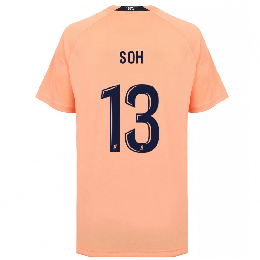 Danxen Kinderen Yanis Soh #13 Oranje Marineblauw Uitshirt Uittenue 2025/26 T-Shirt