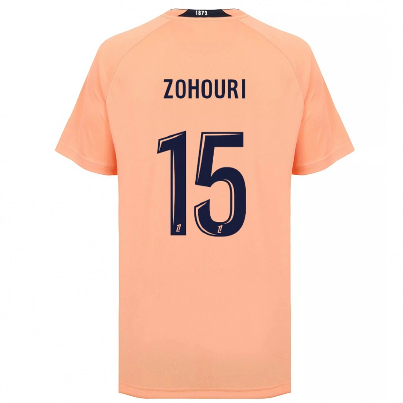 Danxen Kinderen Guy-Noël Zohouri #15 Oranje Marineblauw Uitshirt Uittenue 2025/26 T-Shirt