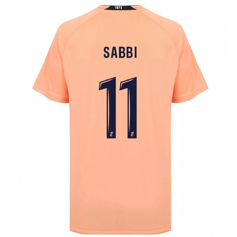 Danxen Kinderen Emmanuel Sabbi #11 Oranje Marineblauw Uitshirt Uittenue 2025/26 T-Shirt