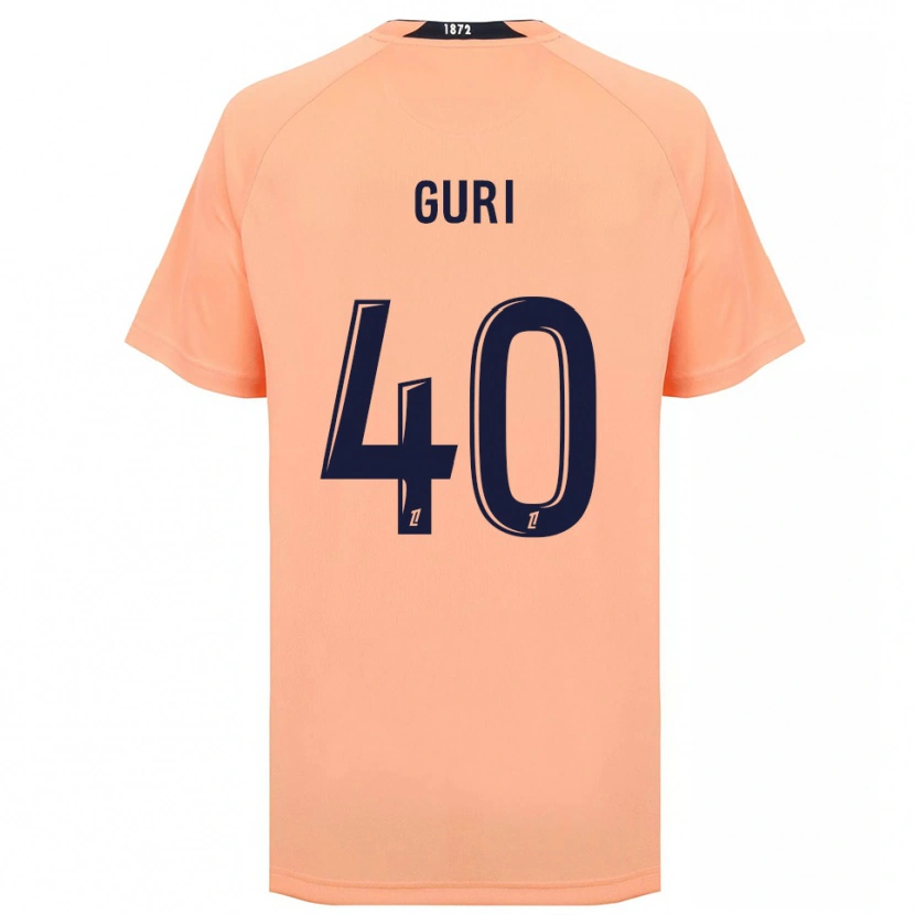 Danxen Kinderen Gabriel Guri #40 Oranje Marineblauw Uitshirt Uittenue 2025/26 T-Shirt