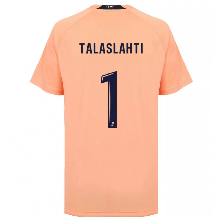 Danxen Kinderen Katriina Talaslahti #1 Oranje Marineblauw Uitshirt Uittenue 2025/26 T-Shirt