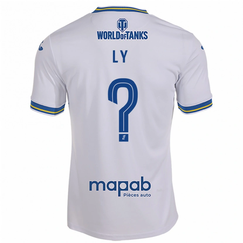 Danxen Kinderen Mactar Ly #0 Wit Hemelsblauw Uitshirt Uittenue 2025/26 T-Shirt