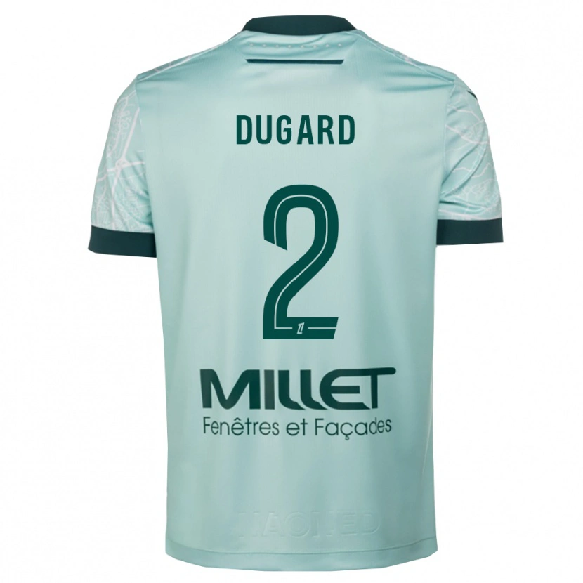 Danxen Kinderen Taigy Dugard #2 Groen Wit Uitshirt Uittenue 2025/26 T-Shirt