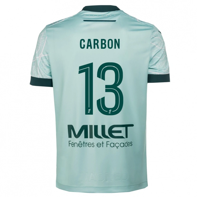Danxen Kinderen Lancelot Carbon #13 Groen Wit Uitshirt Uittenue 2025/26 T-Shirt