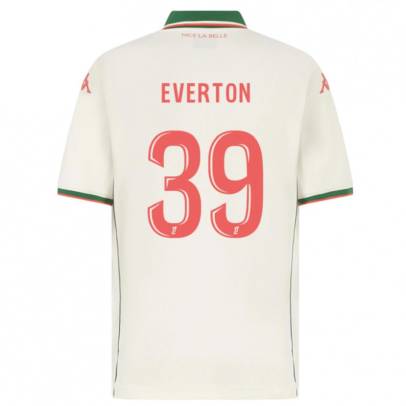 Danxen Kinderen Everton #39 Wit Groen Uitshirt Uittenue 2025/26 T-Shirt