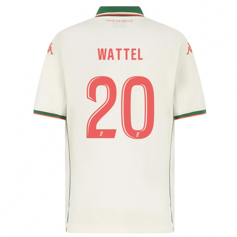 Danxen Kinderen Sami Wattel #20 Wit Groen Uitshirt Uittenue 2025/26 T-Shirt