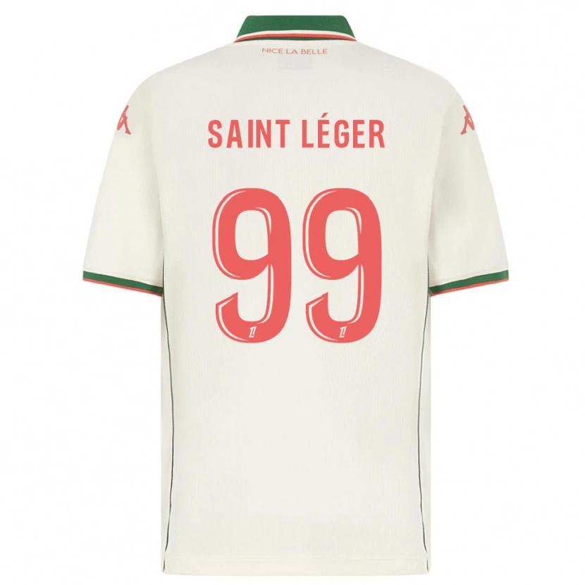 Danxen Kinderen Maureen Saint Léger #99 Wit Groen Uitshirt Uittenue 2025/26 T-Shirt