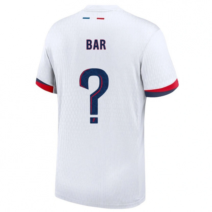 Danxen Kinderen Arthur Bar #0 Wit Rood Uitshirt Uittenue 2025/26 T-Shirt