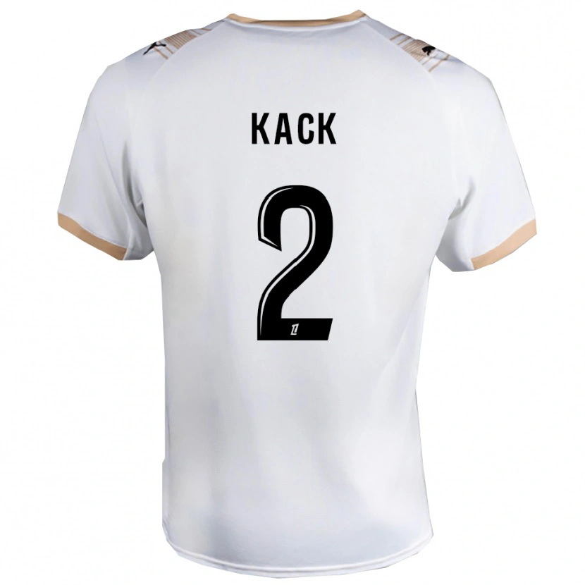 Danxen Kinderen Mathilde Kack #2 Wit Zwart Uitshirt Uittenue 2025/26 T-Shirt
