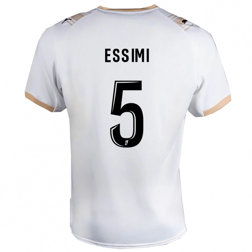 Danxen Kinderen Marlène Essimi #5 Wit Zwart Uitshirt Uittenue 2025/26 T-Shirt