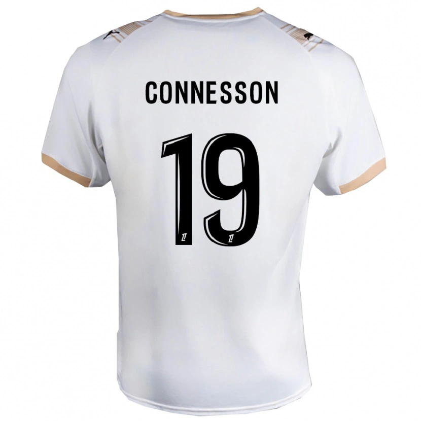 Danxen Kinderen Adele Connesson #19 Wit Zwart Uitshirt Uittenue 2025/26 T-Shirt